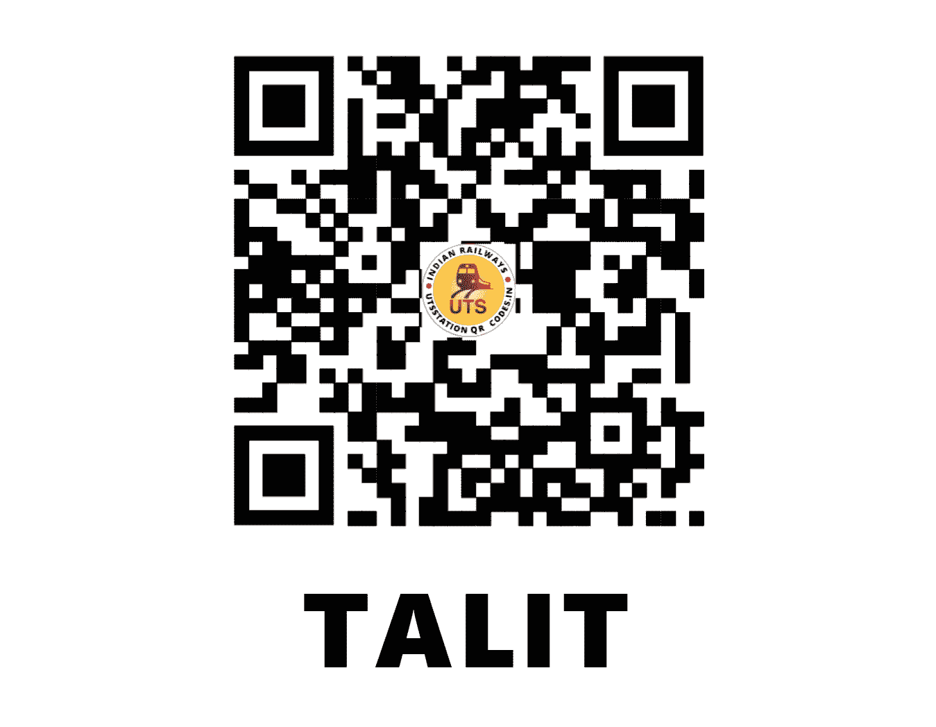UTS QR Code for TALIT - TIT - ER (WEST BENGAL)